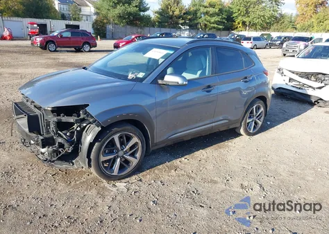 2021 Hyundai Kona Ultimate from USA, damaged, VIN KM8K53A5XMU663155